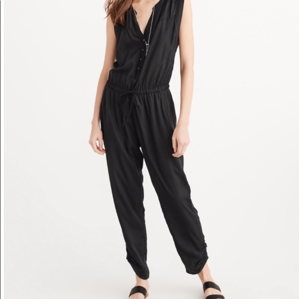 Brand new Abercrombie and Fitch Black Jumpsuit